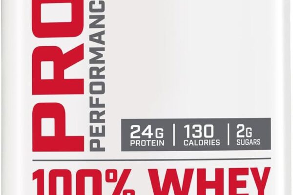 GNC Pro Performance 100% Whey** contains pure whey protein that supports muscle building and recovery. Whey protein is highly regarded for its high bioavailability, meaning the body absorbs it effectively